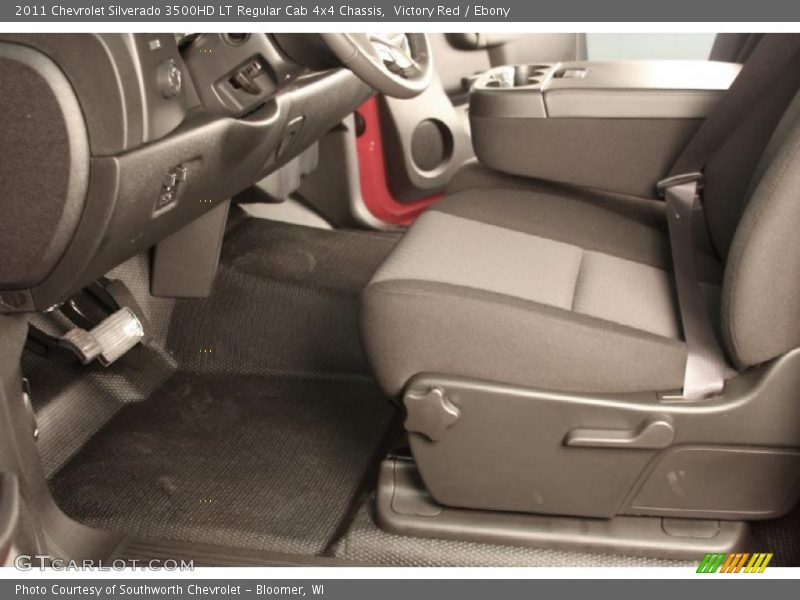 Victory Red / Ebony 2011 Chevrolet Silverado 3500HD LT Regular Cab 4x4 Chassis