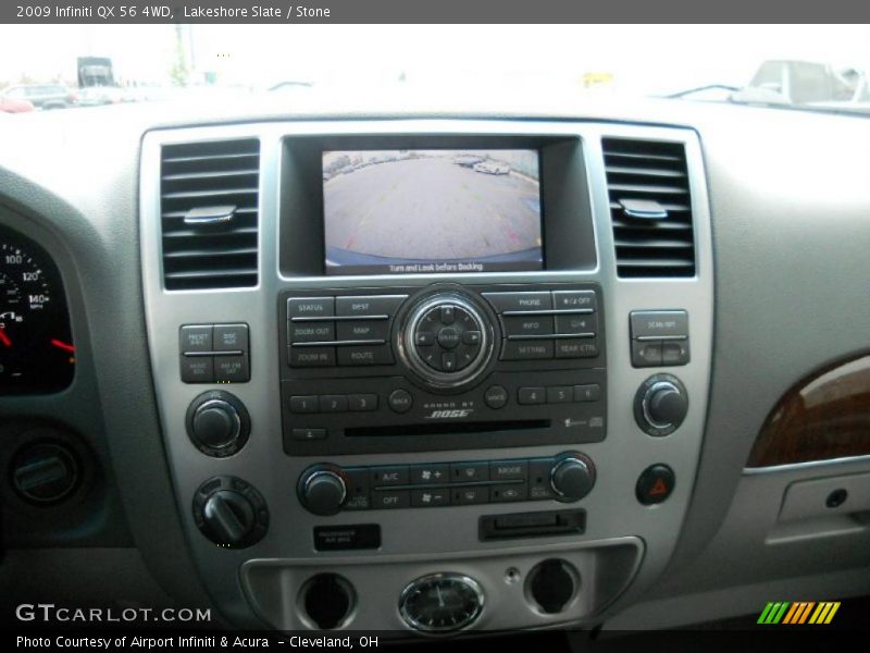 Controls of 2009 QX 56 4WD