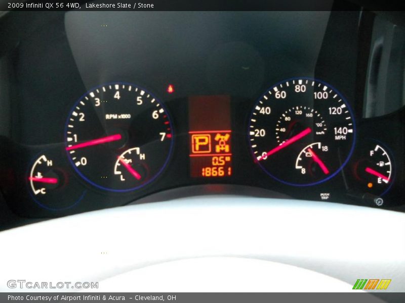  2009 QX 56 4WD 56 4WD Gauges