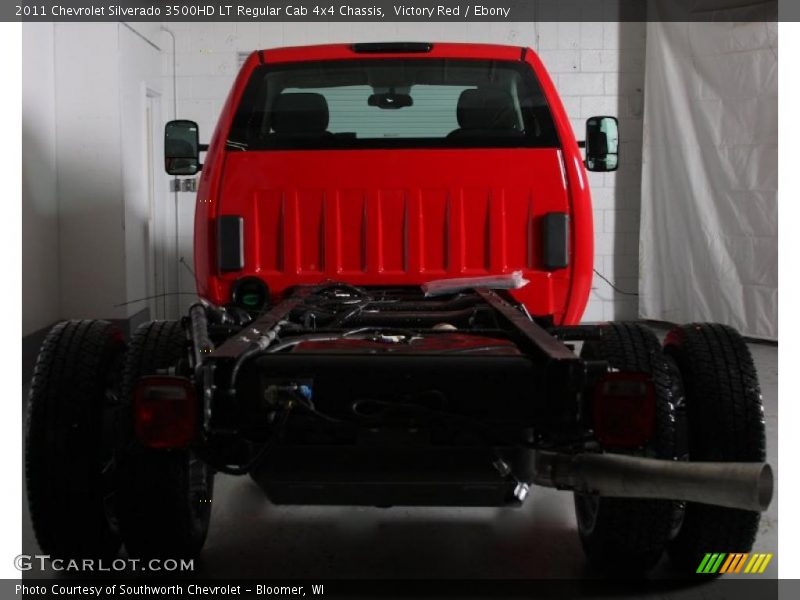 Victory Red / Ebony 2011 Chevrolet Silverado 3500HD LT Regular Cab 4x4 Chassis
