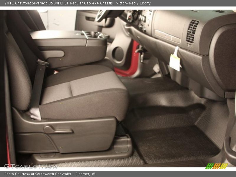 Victory Red / Ebony 2011 Chevrolet Silverado 3500HD LT Regular Cab 4x4 Chassis