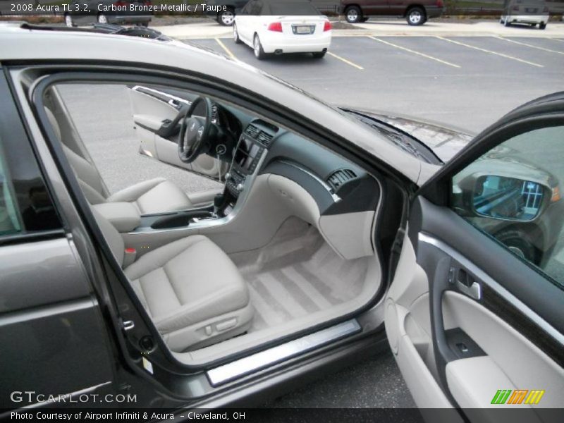 Carbon Bronze Metallic / Taupe 2008 Acura TL 3.2