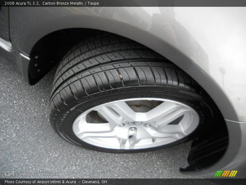 Carbon Bronze Metallic / Taupe 2008 Acura TL 3.2