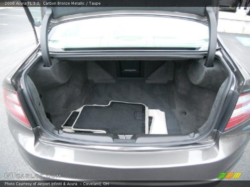 Carbon Bronze Metallic / Taupe 2008 Acura TL 3.2