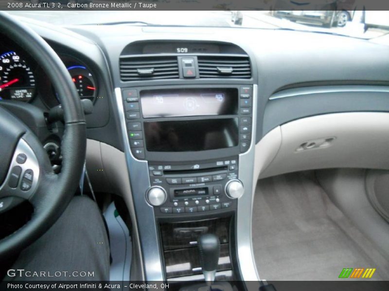 Carbon Bronze Metallic / Taupe 2008 Acura TL 3.2