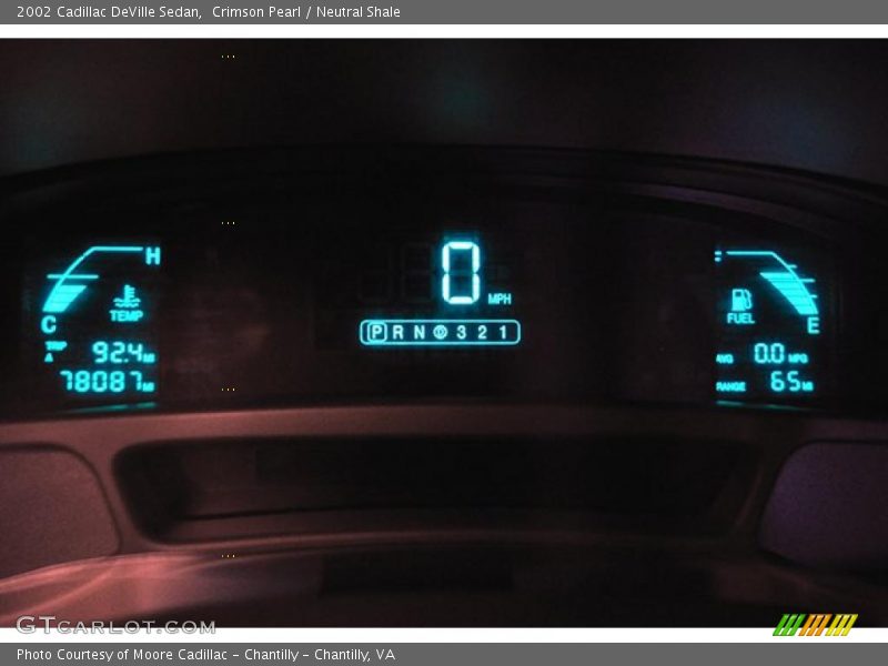 Crimson Pearl / Neutral Shale 2002 Cadillac DeVille Sedan