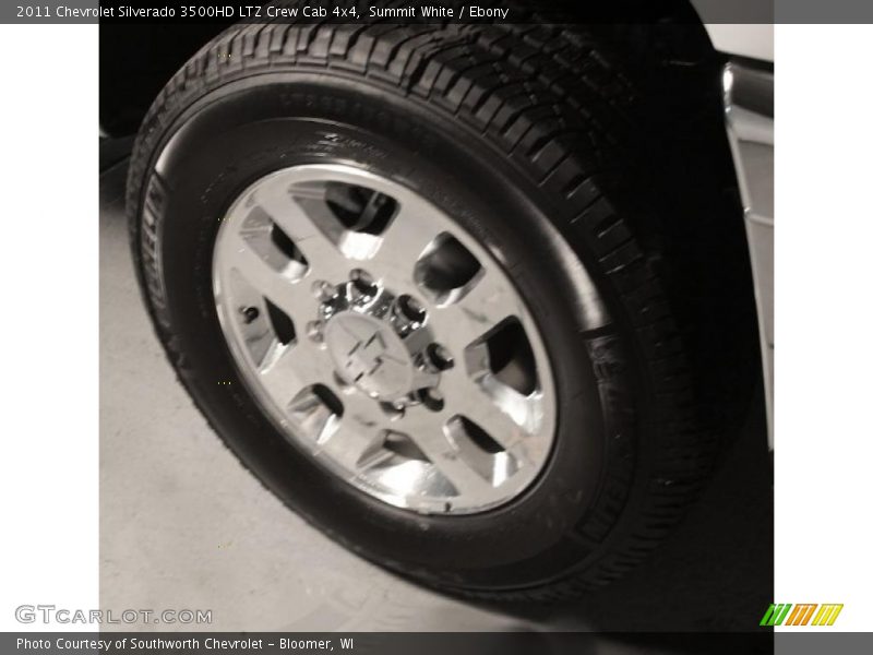 Summit White / Ebony 2011 Chevrolet Silverado 3500HD LTZ Crew Cab 4x4