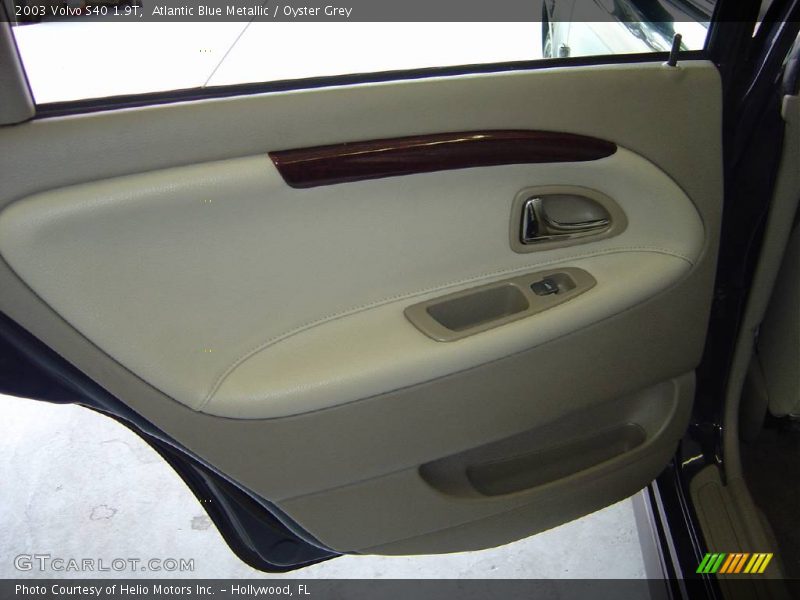 Atlantic Blue Metallic / Oyster Grey 2003 Volvo S40 1.9T