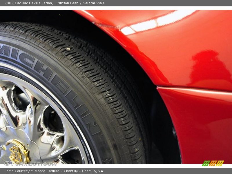 Crimson Pearl / Neutral Shale 2002 Cadillac DeVille Sedan