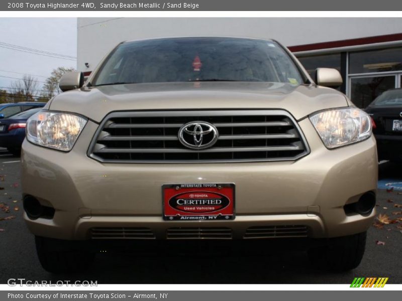 Sandy Beach Metallic / Sand Beige 2008 Toyota Highlander 4WD