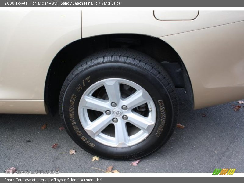 Sandy Beach Metallic / Sand Beige 2008 Toyota Highlander 4WD