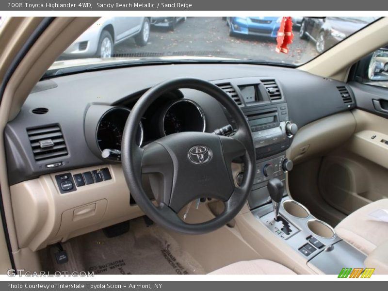 Sandy Beach Metallic / Sand Beige 2008 Toyota Highlander 4WD