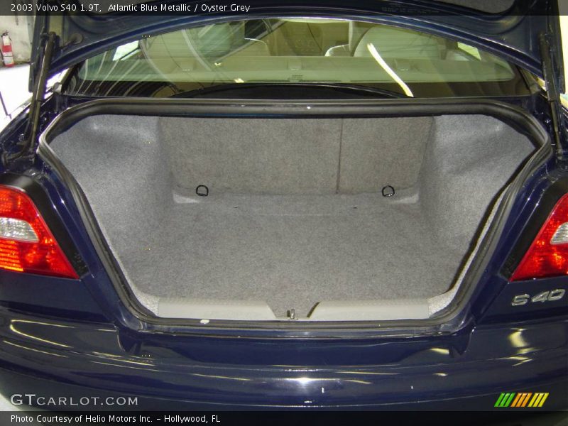 Atlantic Blue Metallic / Oyster Grey 2003 Volvo S40 1.9T