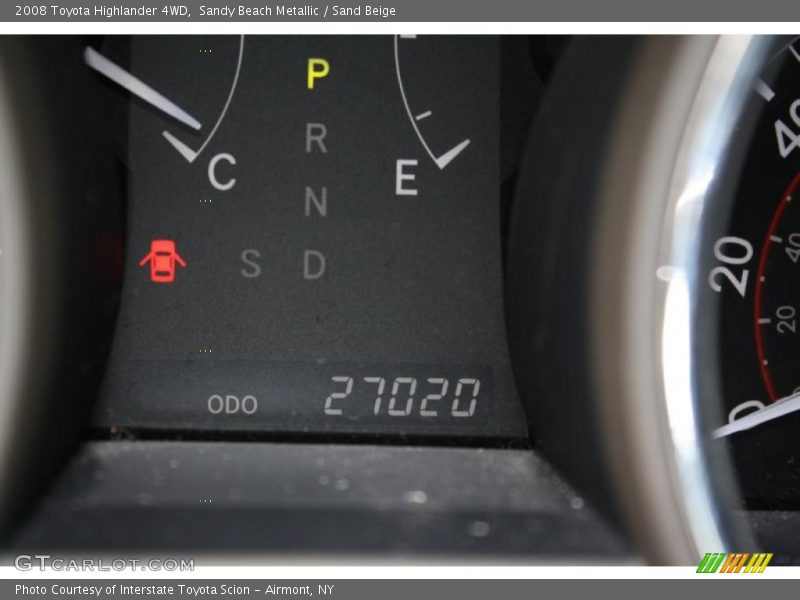 Sandy Beach Metallic / Sand Beige 2008 Toyota Highlander 4WD