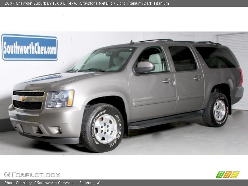 Graystone Metallic / Light Titanium/Dark Titanium 2007 Chevrolet Suburban 1500 LT 4x4