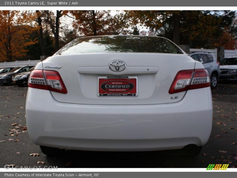 Super White / Ash 2011 Toyota Camry LE
