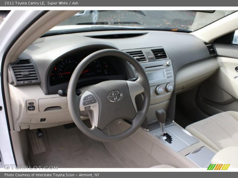 Super White / Ash 2011 Toyota Camry LE