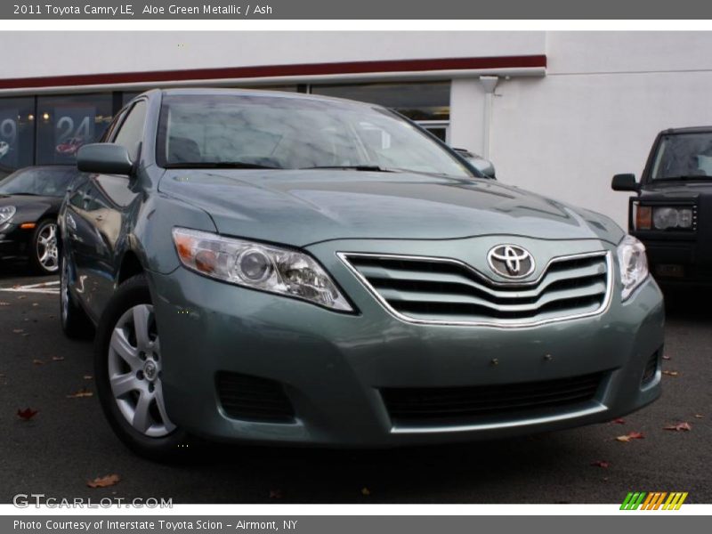 Aloe Green Metallic / Ash 2011 Toyota Camry LE