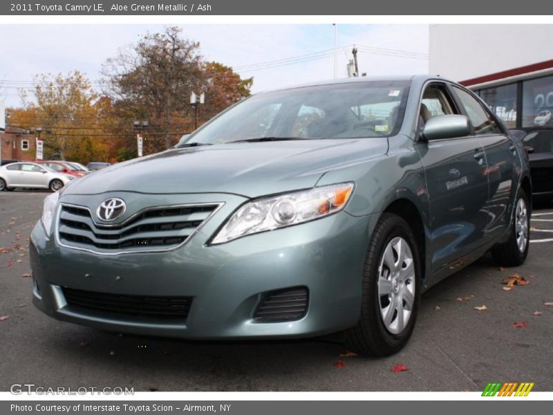 Aloe Green Metallic / Ash 2011 Toyota Camry LE