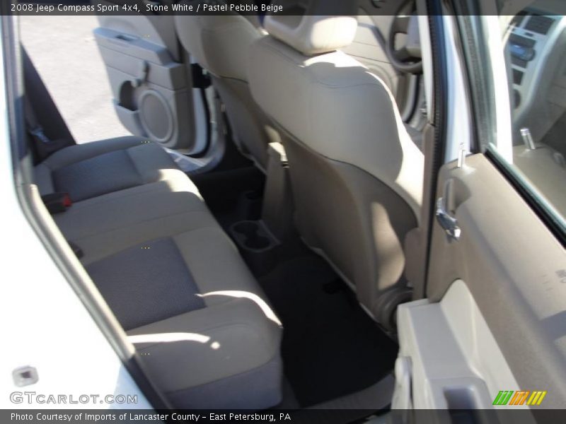 Stone White / Pastel Pebble Beige 2008 Jeep Compass Sport 4x4