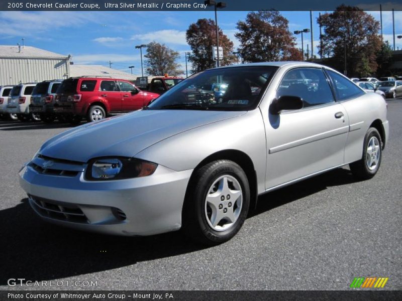 Ultra Silver Metallic / Graphite Gray 2005 Chevrolet Cavalier Coupe