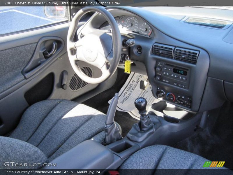 Ultra Silver Metallic / Graphite Gray 2005 Chevrolet Cavalier Coupe