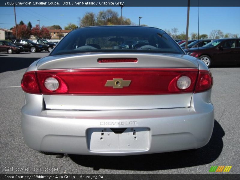 Ultra Silver Metallic / Graphite Gray 2005 Chevrolet Cavalier Coupe