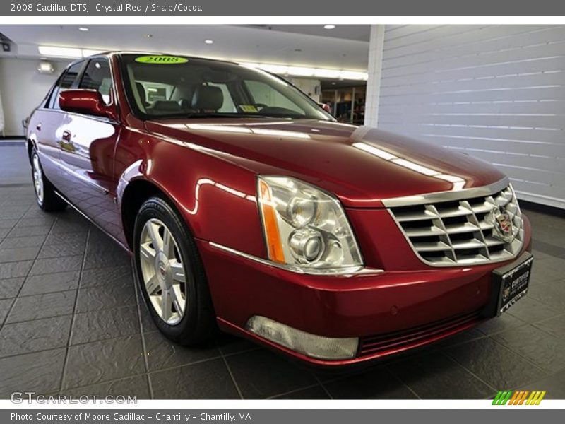 Crystal Red / Shale/Cocoa 2008 Cadillac DTS