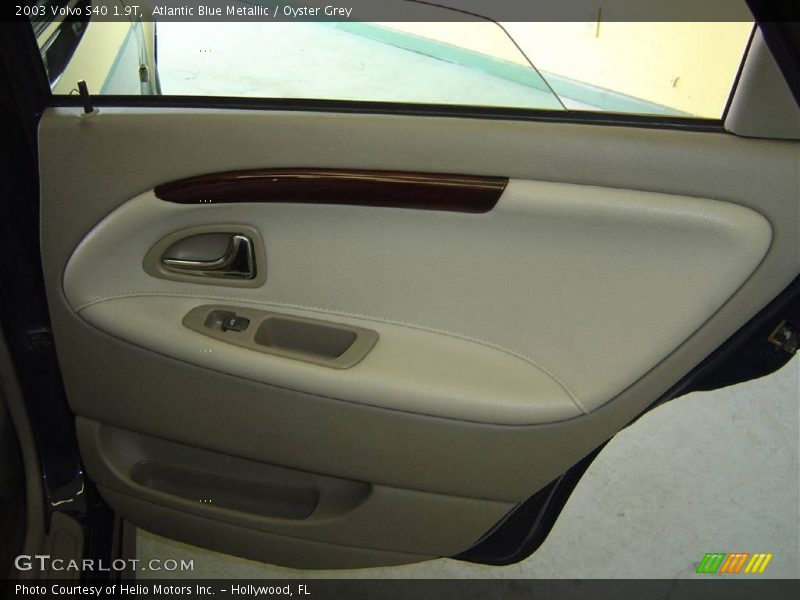 Atlantic Blue Metallic / Oyster Grey 2003 Volvo S40 1.9T