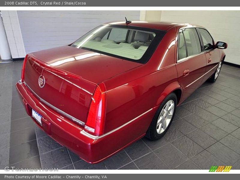 Crystal Red / Shale/Cocoa 2008 Cadillac DTS