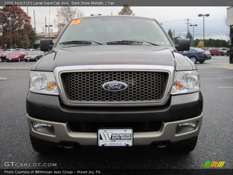 Dark Stone Metallic / Tan 2005 Ford F150 Lariat SuperCab 4x4