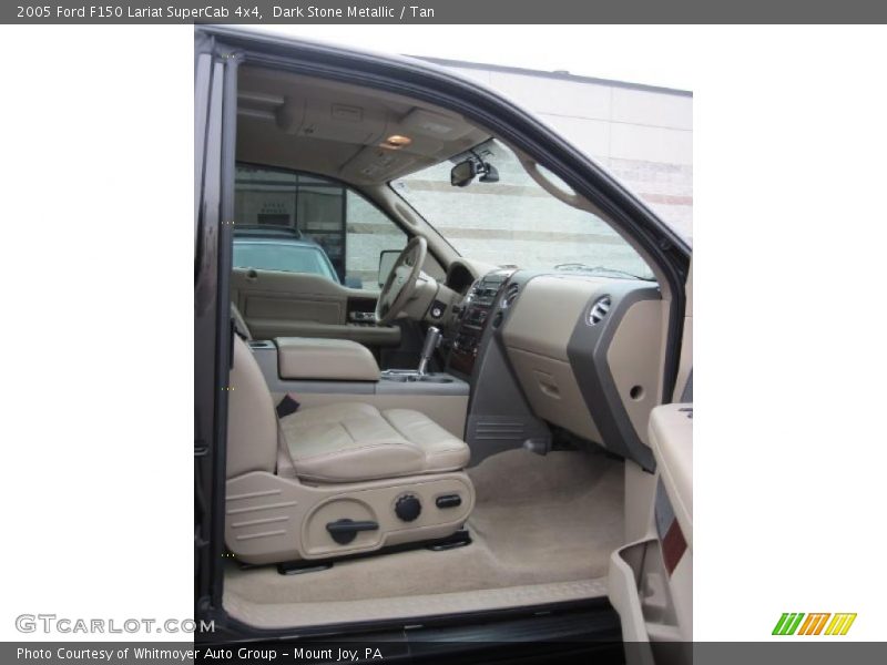 Dark Stone Metallic / Tan 2005 Ford F150 Lariat SuperCab 4x4