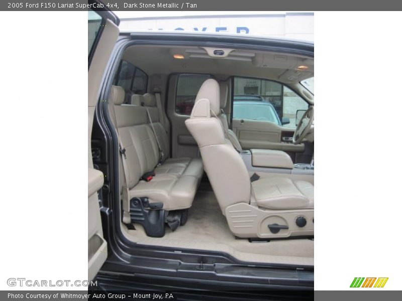 Dark Stone Metallic / Tan 2005 Ford F150 Lariat SuperCab 4x4
