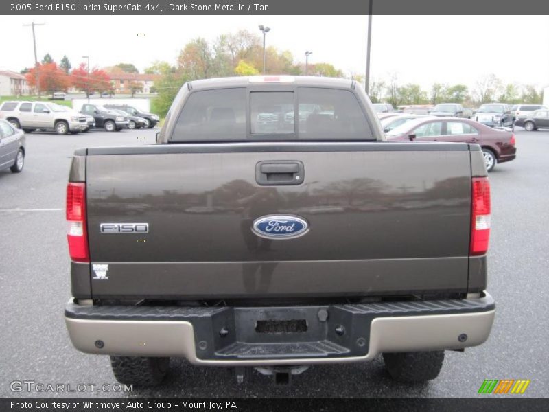 Dark Stone Metallic / Tan 2005 Ford F150 Lariat SuperCab 4x4