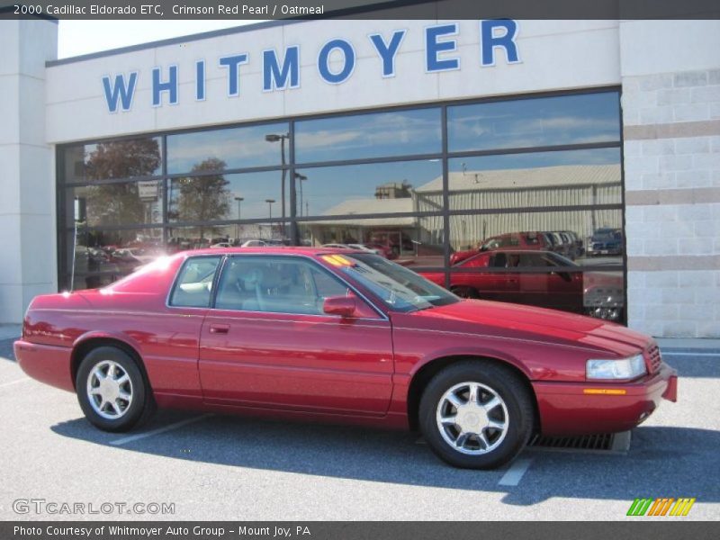 Crimson Red Pearl / Oatmeal 2000 Cadillac Eldorado ETC
