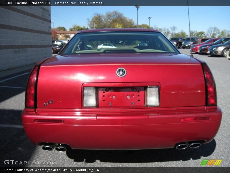 Crimson Red Pearl / Oatmeal 2000 Cadillac Eldorado ETC
