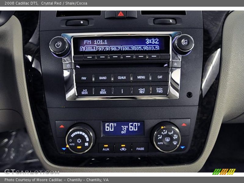 Crystal Red / Shale/Cocoa 2008 Cadillac DTS