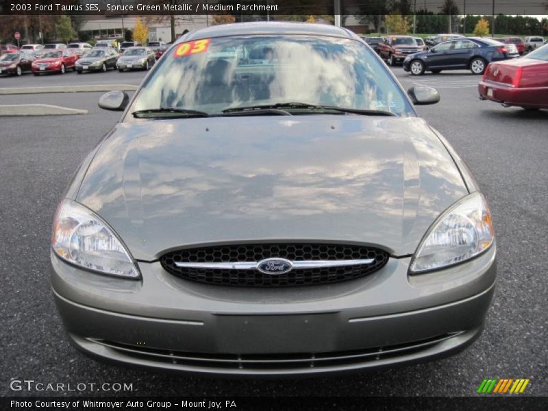 Spruce Green Metallic / Medium Parchment 2003 Ford Taurus SES