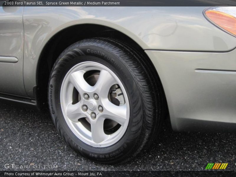 Spruce Green Metallic / Medium Parchment 2003 Ford Taurus SES