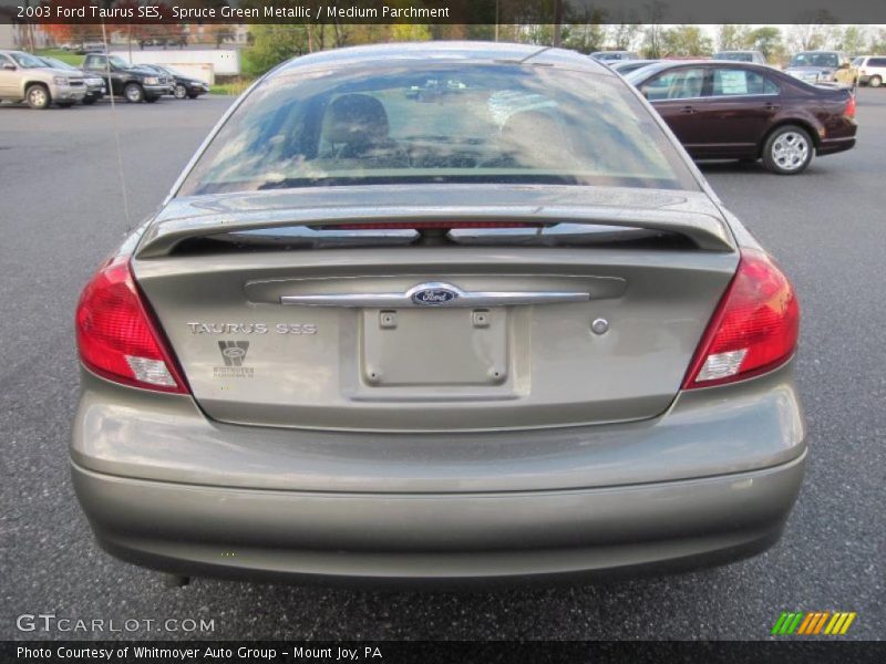 Spruce Green Metallic / Medium Parchment 2003 Ford Taurus SES