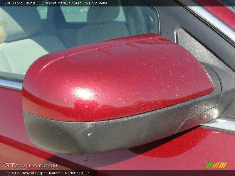 Merlot Metallic / Medium Light Stone 2008 Ford Taurus SEL