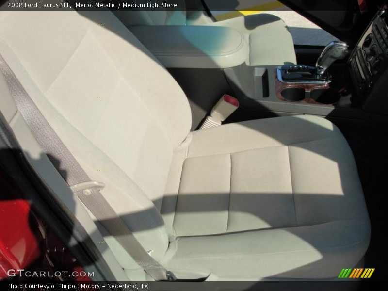 Merlot Metallic / Medium Light Stone 2008 Ford Taurus SEL