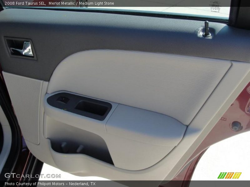 Merlot Metallic / Medium Light Stone 2008 Ford Taurus SEL