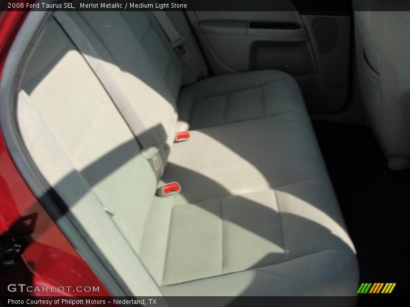 Merlot Metallic / Medium Light Stone 2008 Ford Taurus SEL