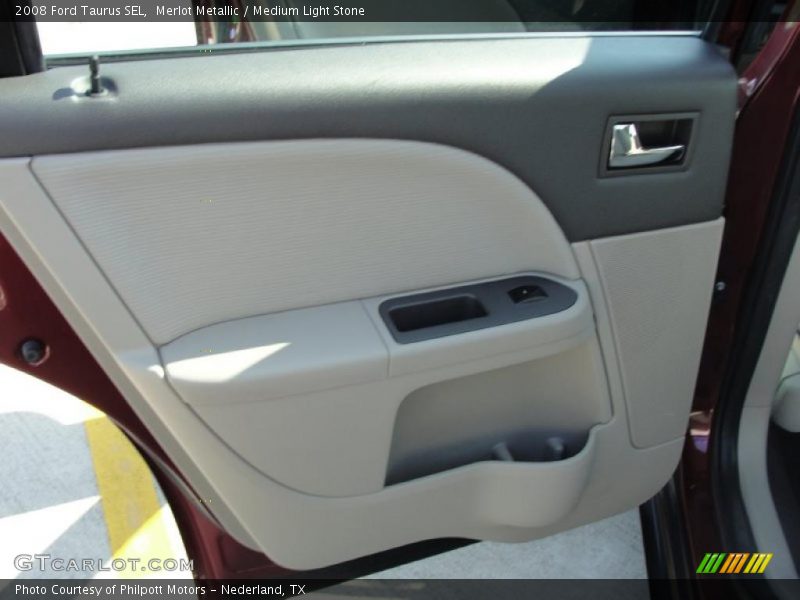 Merlot Metallic / Medium Light Stone 2008 Ford Taurus SEL