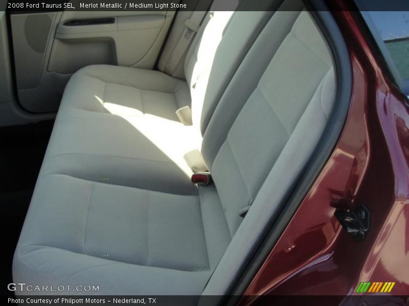 Merlot Metallic / Medium Light Stone 2008 Ford Taurus SEL