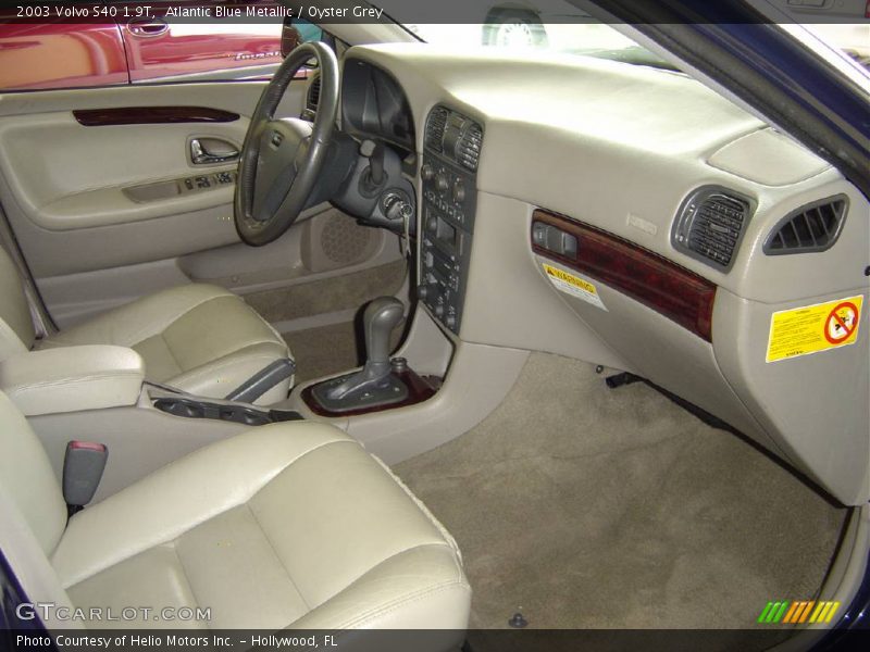 Atlantic Blue Metallic / Oyster Grey 2003 Volvo S40 1.9T