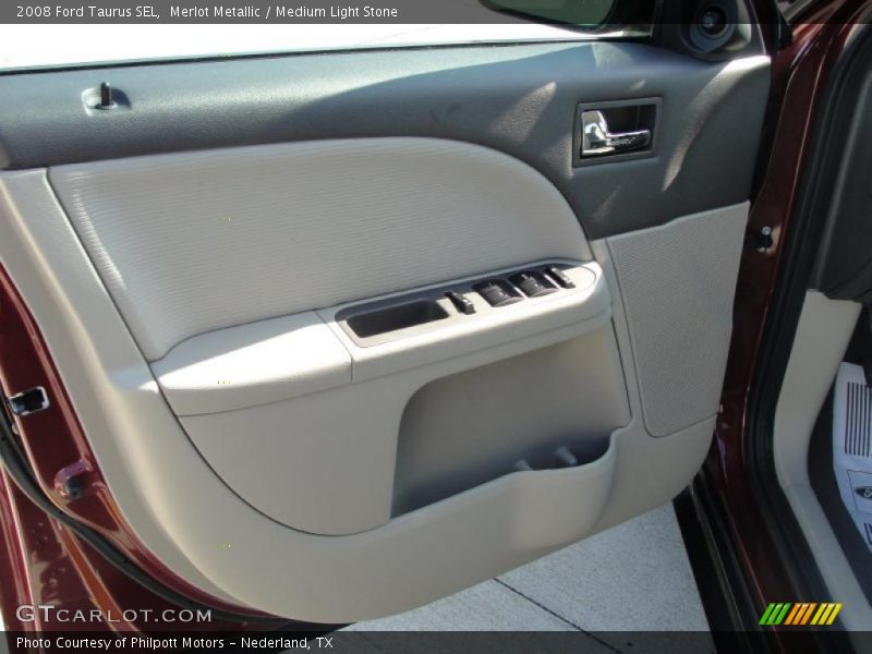 Merlot Metallic / Medium Light Stone 2008 Ford Taurus SEL