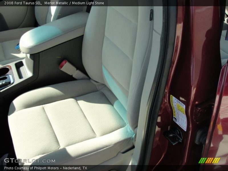 Merlot Metallic / Medium Light Stone 2008 Ford Taurus SEL