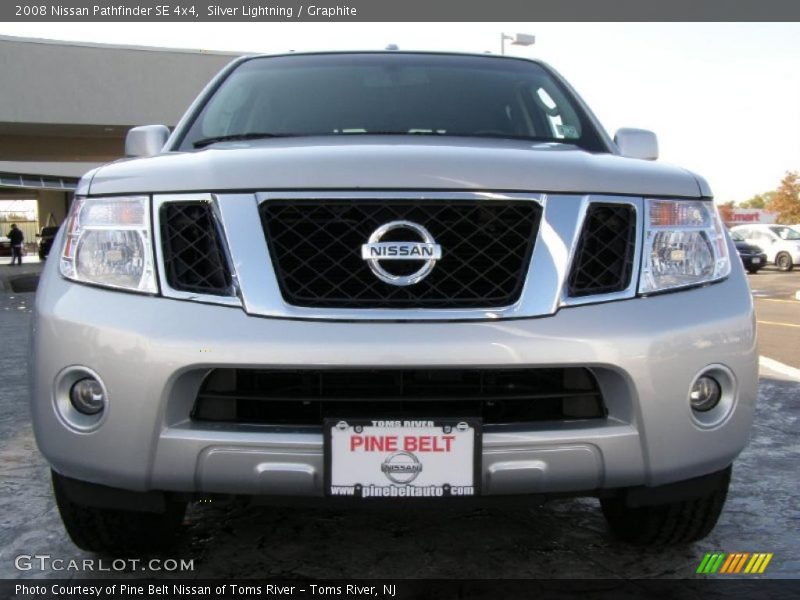 Silver Lightning / Graphite 2008 Nissan Pathfinder SE 4x4